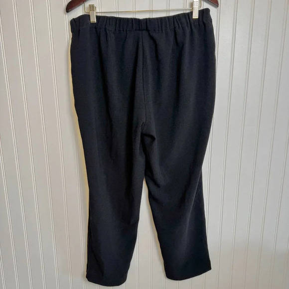 J Jill black cropped pants size medium petite Q4 - Picture 3 of 4